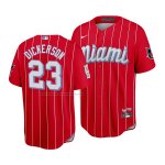 Camiseta Beisbol Hombre Miami Marlins Corey Dickerson 2021 City Connect Replica Rojo