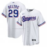 Camiseta Beisbol Hombre Texas Rangers Adrian Beltre Retired Primera Replica Blanco