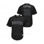 Camiseta Beisbol Hombre Arizona Diamondbacks Alex Avila 2019 Players Weekend Parkman Replica Negro