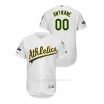 Camiseta Beisbol Hombre Oakland Athletics Personalizada 2019 Postseason Flex Base Blanco