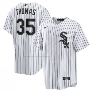 Camiseta Beisbol Hombre Chicago White Sox Frank Thomas Retired Primera Replica Blanco