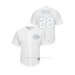 Camiseta Beisbol Hombre Cincinnati Reds Anthony Desclafani 2019 Players Weekend Disco Replica Blanco