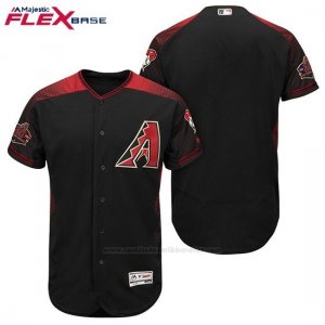 Camiseta Beisbol Hombre Arizona Diamondbacks Negro Rojo Alterno 20 Aniversario Flex Base