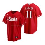 Camiseta Beisbol Hombre Cincinnati Reds Barry Larkin Replica Rojo