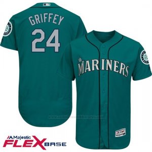Camiseta Beisbol Hombre Seattle Mariners Ken Griffey Jr Aqua Flex Base