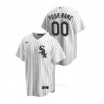 Camiseta Beisbol Hombre Chicago White Sox Personalizada Replica Primera Blanco