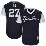 Camiseta Beisbol Hombre New York Yankees 2017 Little League World Series Austin Romine Azul