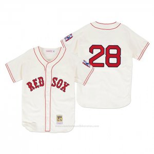 Camiseta Beisbol Hombre Boston Red Sox J.d. Martinez 1939 Autentico Primera Crema