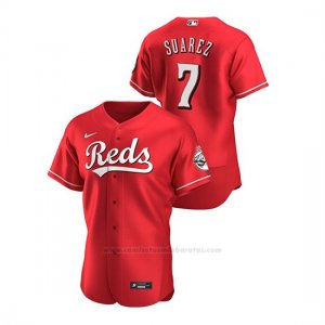 Camiseta Beisbol Hombre Cincinnati Reds Eugenio Suarez Autentico Alternato Rojo