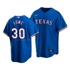Camiseta Beisbol Hombre Texas Rangers Nate Lowe Alterno Replica Azul
