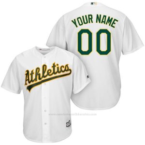 Camiseta Nino Oakland Athletics Personalizada Blanco