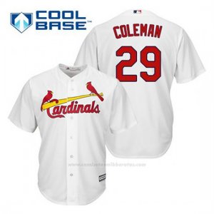 Camiseta Beisbol Hombre St. Louis Cardinals Vince Coleman 29 Blanco 1ª Cool Base