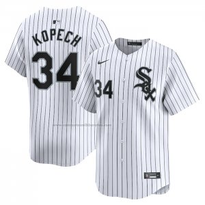 Camiseta Beisbol Hombre Chicago White Sox Michael Kopech Primera Limited Blanco