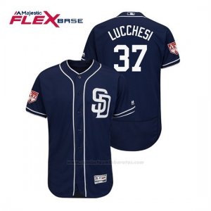 Camiseta Beisbol Hombre San Diego Padres Joey Lucchesi Flex Base Entrenamiento de Primavera 2019 Azul