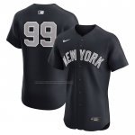 Camiseta Beisbol Hombre New York Yankees Aaron Judge Alterno Elite Negro