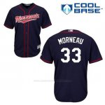 Camiseta Beisbol Hombre Minnesota Twins Justin Morneau 33 Azul Azul Alterno Cool Base