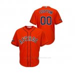 Camiseta Beisbol Hombre Houston Astros Personalizada 2019 Postseason Cool Base Naranja