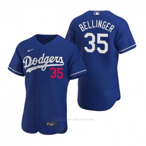 Camiseta Beisbol Hombre Los Angeles Dodgers Cody Bellinger Autentico 2020 Alterno Azul