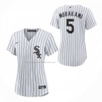 Camiseta Beisbol Mujer Chicago White Sox Munetaka Murakami Primera Replica Blanco