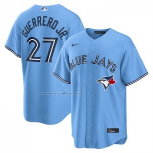 Camiseta Beisbol Hombre Toronto Blue Jays Vladimir Guerrero Jr Replica Azul