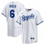 Camiseta Beisbol Hombre Kansas City Royals Jonathan India Primera Replica Blanco
