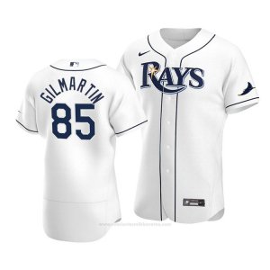 Camiseta Beisbol Hombre Tampa Bay Rays Sean Gilmartin Autentico Primera 2020 Blanco