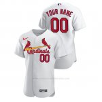 Camiseta Beisbol Hombre St. Louis Cardinals Personalizada Autentico Nike Blanco