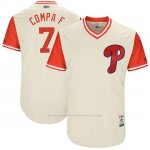 Camiseta Beisbol Hombre Philadelphia Phillies 2017 Little League World Series Maikel Franco Tan