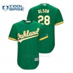 Camiseta Beisbol Hombre Oakland Athletics Matt Olson Cool Base Kelly Green