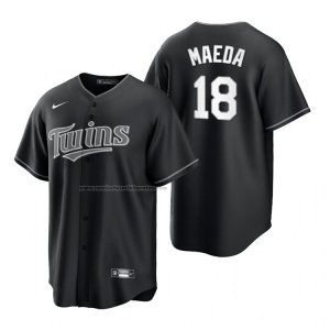 Camiseta Beisbol Hombre Minnesota Twins Kenta Maeda Replica 2021 Negro