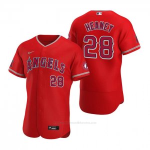 Camiseta Beisbol Hombre Los Angeles Angels Andrew Heaney Autentico Alterno 2020 Rojo