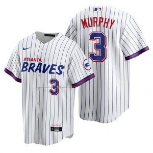 Camiseta Beisbol Hombre Atlanta Braves Dale Murphy Replica 2021 City Connect Blanco