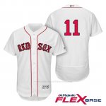 Camiseta Beisbol Hombre Boston Red Sox Rafael Devers Blanco 1ª Flex Base