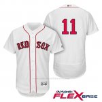 Camiseta Beisbol Hombre Boston Red Sox Rafael Devers Blanco 1ª Flex Base