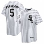 Camiseta Beisbol Hombre Chicago White Sox Munetaka Murakami Primera Replica Blanco