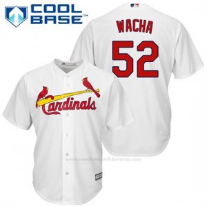 Camiseta Beisbol Hombre St. Louis Cardinals Michael Wacha 52 Blanco 1ª Cool Base