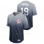 Camiseta Beisbol Hombre New York Yankees Masahiro Tanaka Fade Autentico Azul