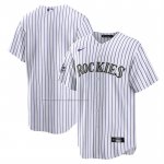 Camiseta Beisbol Hombre Colorado Rockies 2025 All Star Game Home Replica Blanco