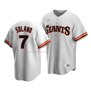 Camiseta Beisbol Hombre San Francisco Giants Donovan Solano Cooperstown Collection Primera Blanco