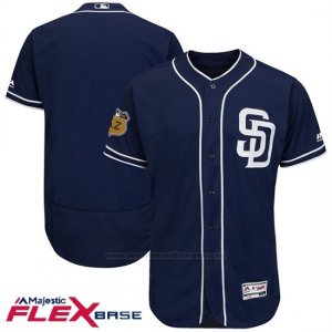 Camiseta Beisbol Hombre San Diego Padres San Diego Azul 2017 Entrenamiento de Primavera Flex Base