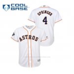 Camiseta Beisbol Nino Houston Astros George Springer 2019 World Series Bound Cool Base Blanco