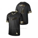 Camiseta Beisbol Hombre Cleveland Indians Jose Ramirez 2019 Golden Edition Negro