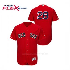 Camiseta Beisbol Hombre Boston Red Sox J.d. Martinez 150th Aniversario Patch Autentico Flex Base Rojo