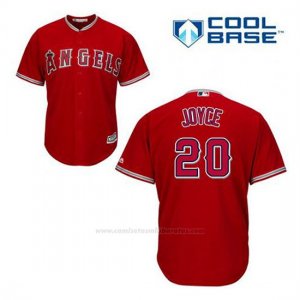 Camiseta Beisbol Hombre Los Angeles Angels Matt Joyce 20 Rojo Alterno Cool Base