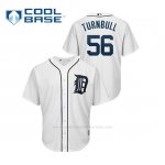 Camiseta Beisbol Hombre Detroit Tigers Spencer Turnbull Cool Base Blanco