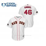 Camiseta Beisbol Hombre Boston Red Sox Craig Kimbrel 2019 Gold Program Cool Base Blanco