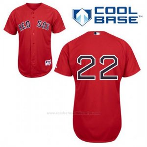 Camiseta Beisbol Hombre Boston Red Sox 22 Rick Porcello Rojo Alterno Cool Base