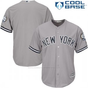 Camiseta Beisbol Hombre New York Yankees Jorge Posada Gris Cool Base