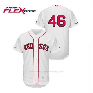 Camiseta Beisbol Hombre Boston Red Sox Craig Kimbrel 150th Aniversario Patch Flex Base Blanco