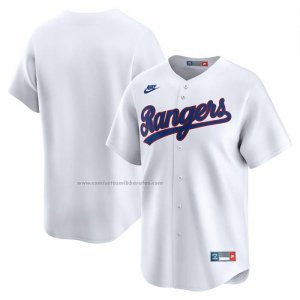 Camiseta Beisbol Hombre Texas Rangers Throwback Cooperstown Collection Limited Blanco
